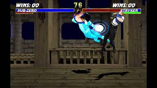 MK3 Arcade - Sub-Zero Infinite in mid-screen combo
