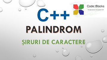 Limbajul C++ palindrom