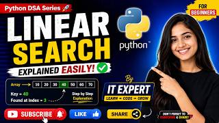 🚀 Learn Linear Search in Python | Lecture #44 for Beginners 💻