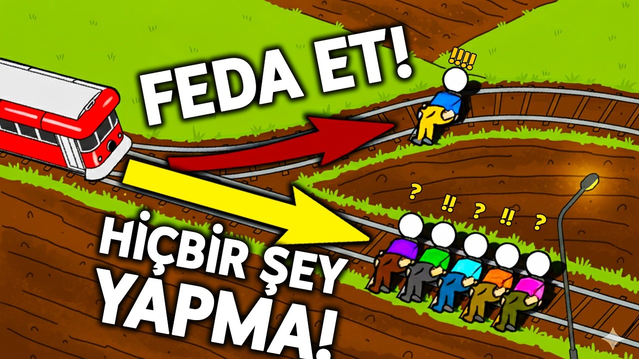 Ahlaki Seçimler YAPTIĞIMIZ OYUN! | The Trolley Solution TÜRKÇE