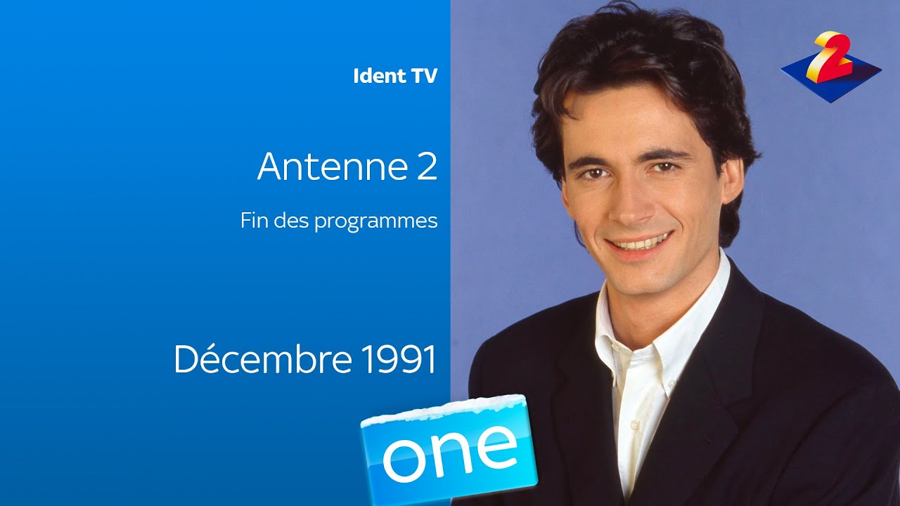 IDENT TV - Fin des programmes (Décembre 91) Antenne 2