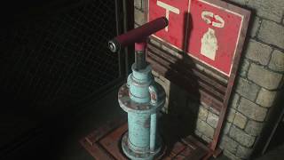 Resident Evil 2 Use T Shape Tool Open Door to Sewer Area with Mutant