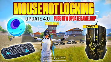PUBG Mobile Mouse Lock Problem Fix in Gameloop 4.0 | 100% Working Solution (2025)