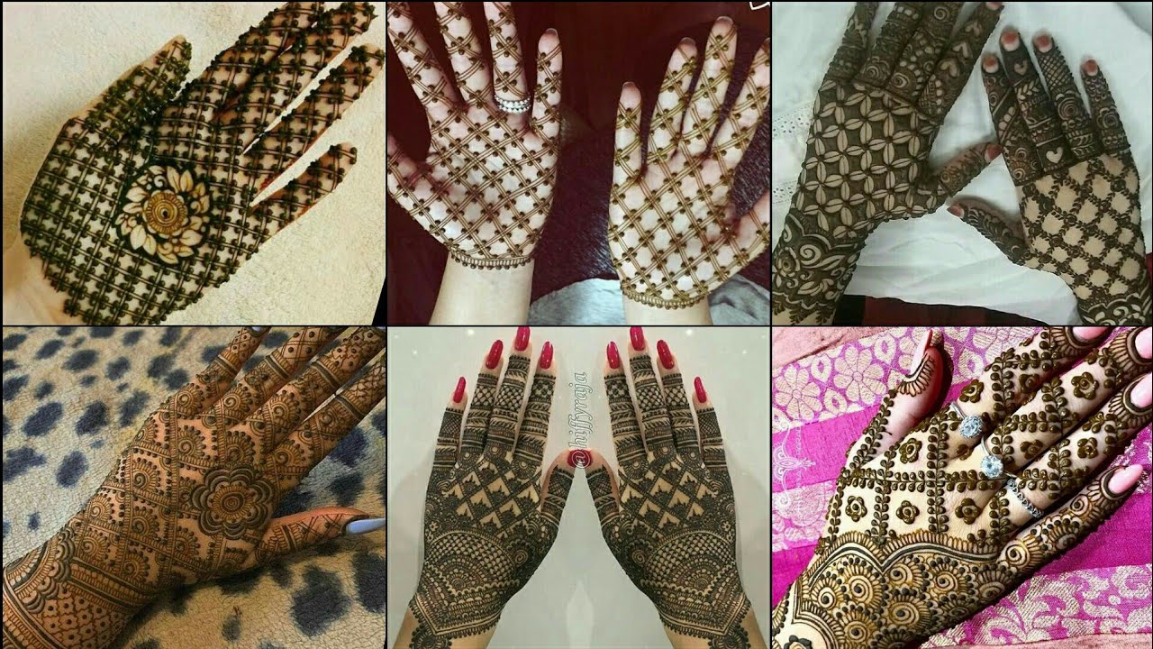 Top 50 Full Hand Criss Cross Leaflet's Mehndi Designs | Front And Back Hand  Bridal Mehndi Designs | - YouTube