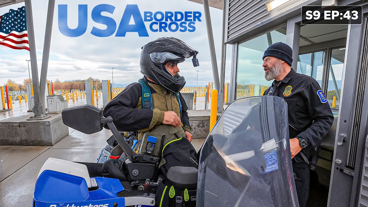 They Asked Me THIS at the US Border 🇺🇸 S9 EP 41 | Pakistan to Americas Motorcycle Tour