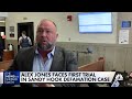 Alex Jones reprimanded for courtroom theatrics