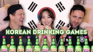 🇰🇷 Germans Play Korean Drinking Games | YB Chang