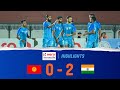 Kyrgyz republic 02 india  highlights  hero trination international football tournament