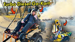 I Bought A Turbo Diesel Go-Kart And It Actually Rolls Coal