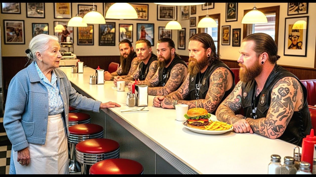 An old woman Says To The Hells Angels: “Hello Sir, My daughter Has a Tattoo Just Like Yours” — what?