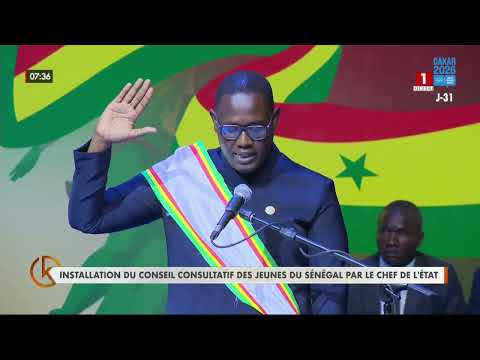 The Head of State inaugurates the Senegalese Youth Advisory Council