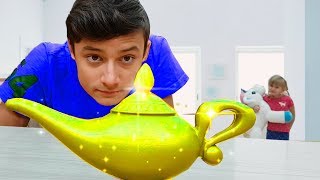 Download Genie Fulfills The Wishes Of Alena And Pasha Video MP3 Genie Fulfills The Wishes Of Alena And Pasha