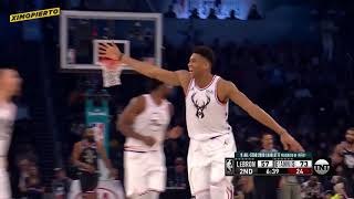 Paul goerge Crazy 360 dunk at the all star game 2019
