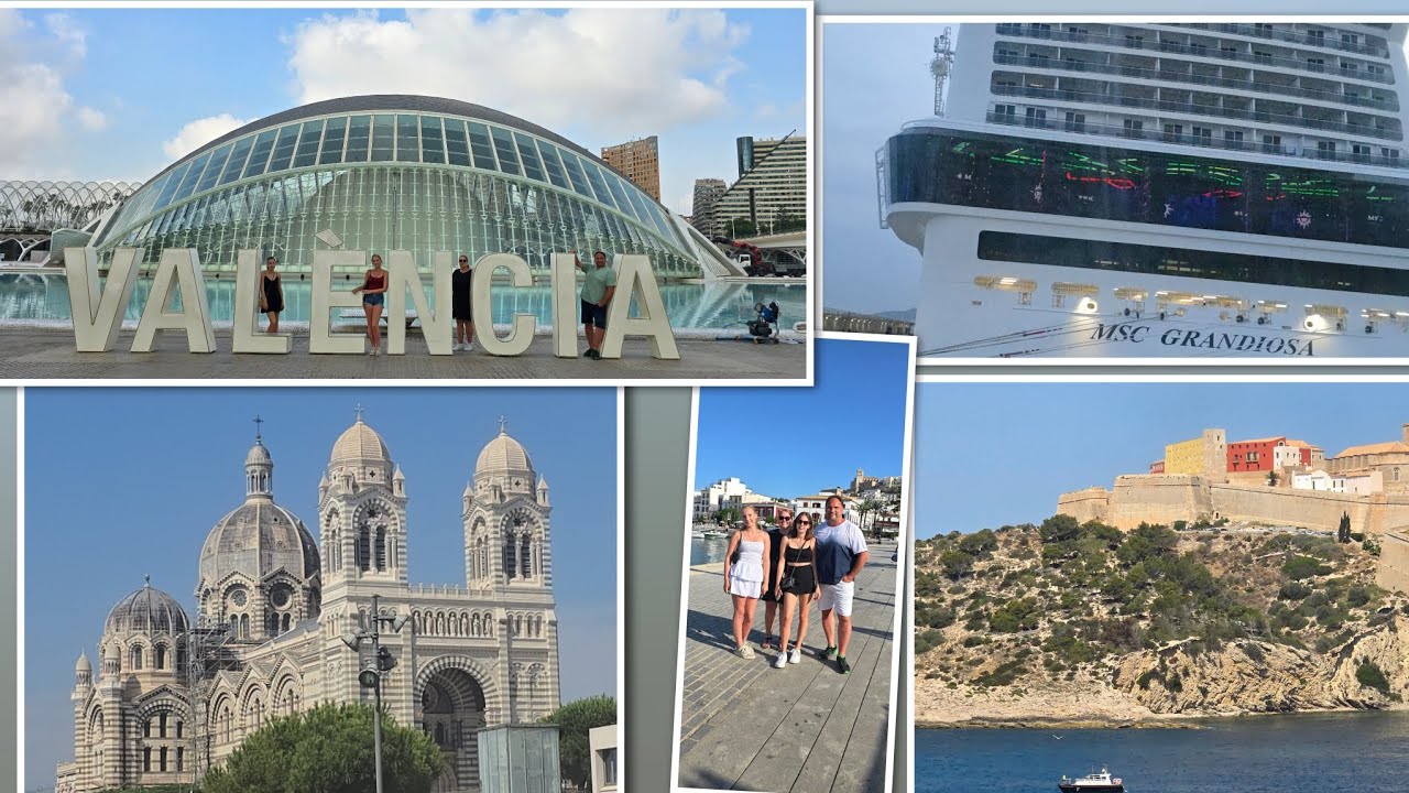 MSC Grandiosa - Unser Urlaub Juni 2025 - Teil 3 - Ibiza, Valencia, Marseille und Rückreise
