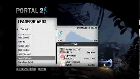 Portal 2 Laser Platform 25.96 Speedrun