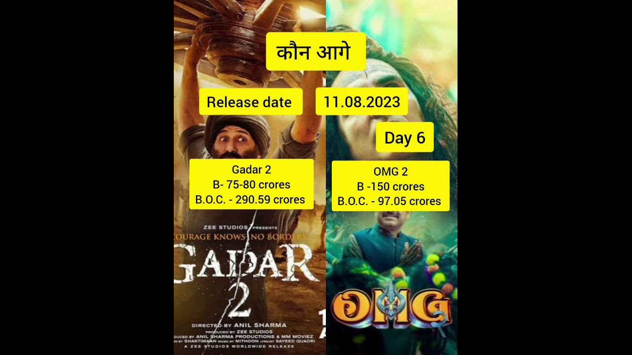 6th Day Gadar 2 vs OMG 2 