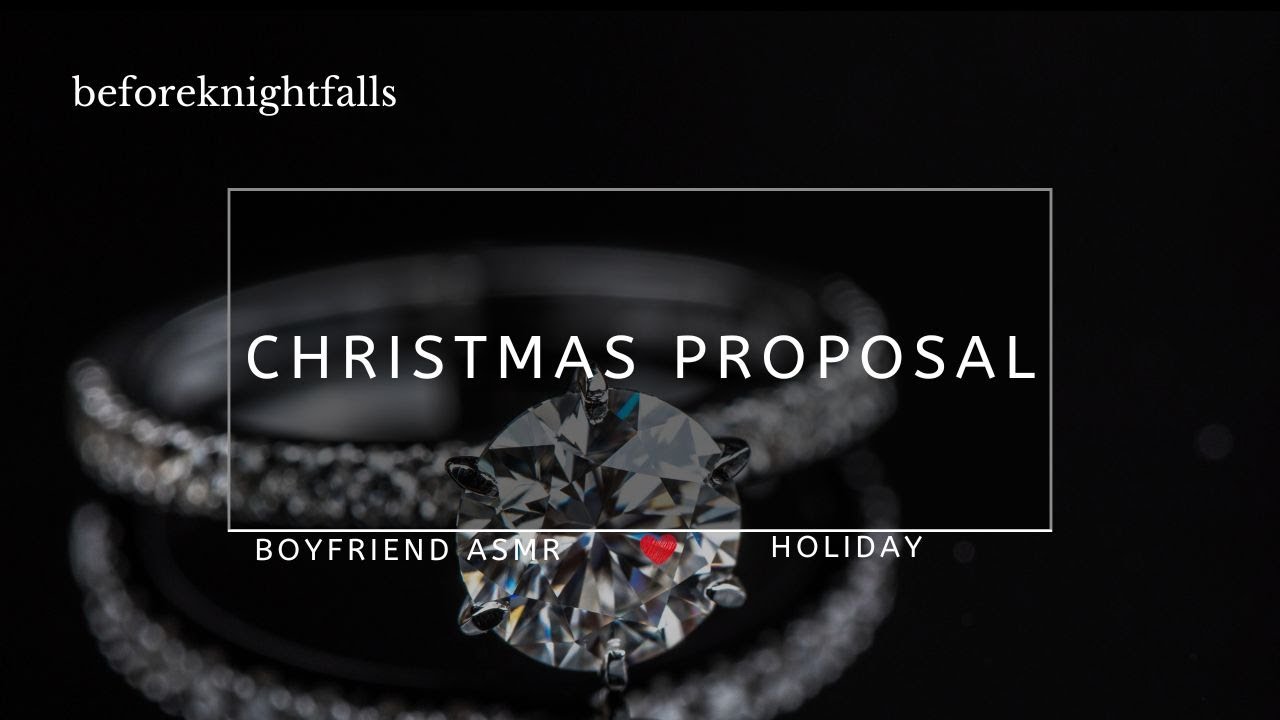 ASMR: christmas proposal