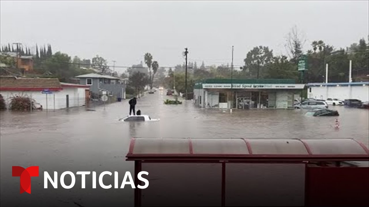 Emergencia en San Diego por las inundaciones históricas