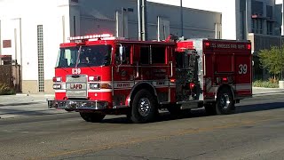 LAFD Engine 39 Responding