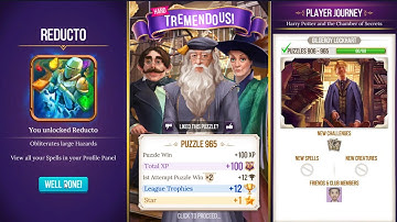 Harry Potter Puzzles & Spells  |   Level 43 Puzzles 961 – 962 – 963 – 964 – 965 (HARD) ➜ SCENE ENDER