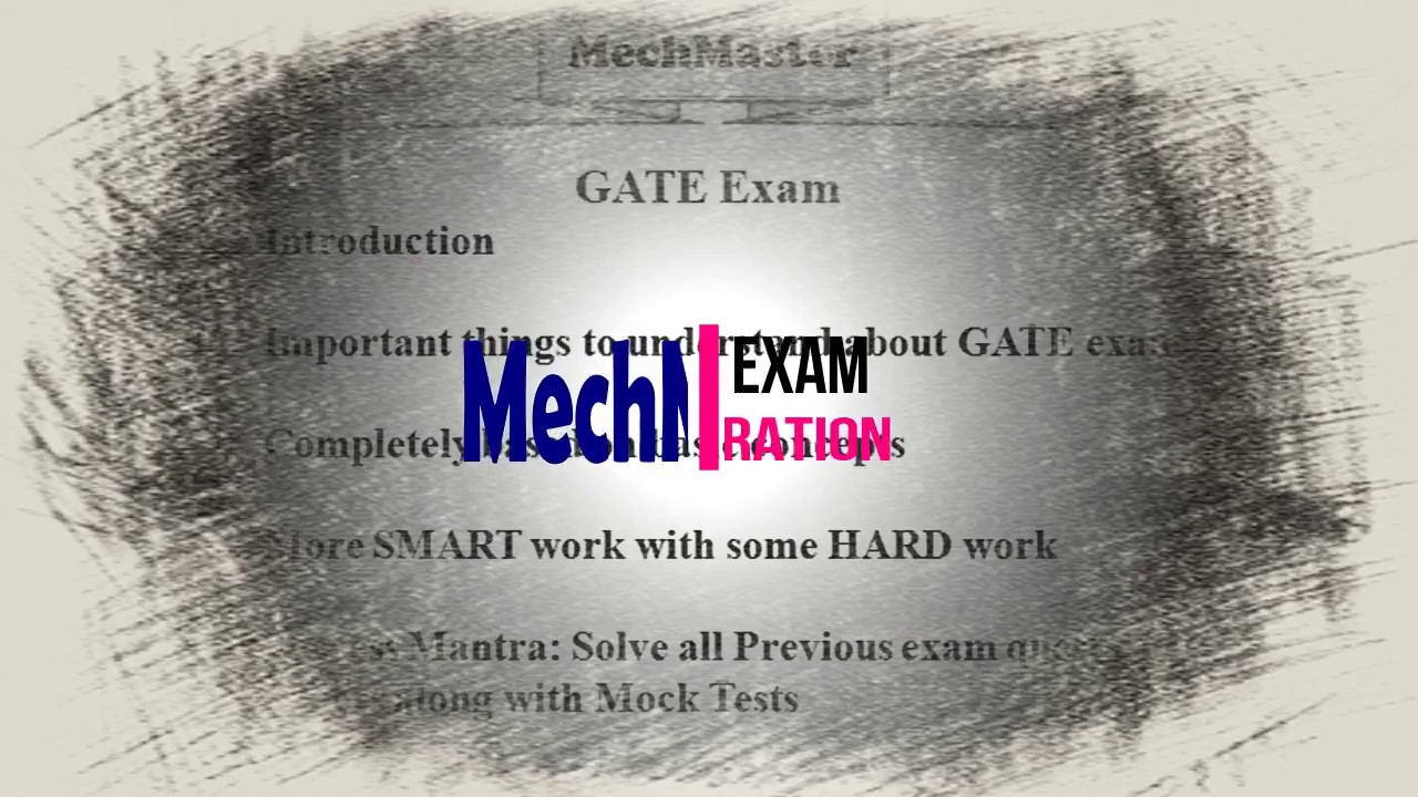 GATE 2019 Mechanical Engineering