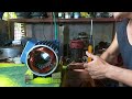 part 3/how to rewind north south starting winding coil wizz motor pump 1hp 220v .2 poles