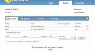 How to easily split bills on shareabill.com