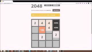 2048 AI completing game, Scores 743,216