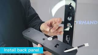 YRHAND, How to install F7 smart lock