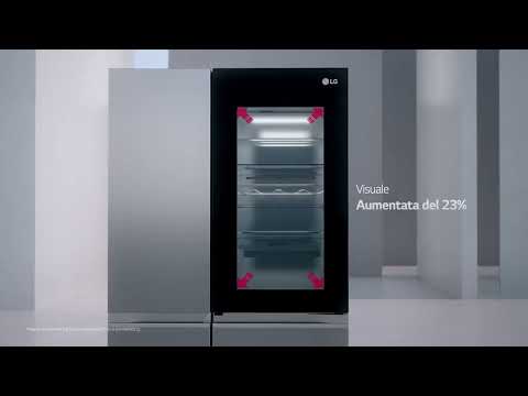 Miniatura del video del prodotto LG - Frigorifero side by side GSXV91MCAE Classe E-Black