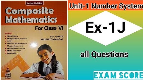 composite mathematics class-6 || knowing our numbers|| Ex.1J|| by EXAM SCORE