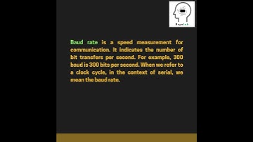 What is BAUD rate?