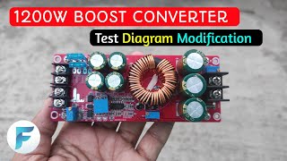 1200 Watt Boost Converter Test / Diagram / Improvement by Free Circuit Lab 