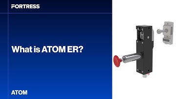 Compact Robust Interlock with RFID Coding - Fortress ATOM with Escape Release