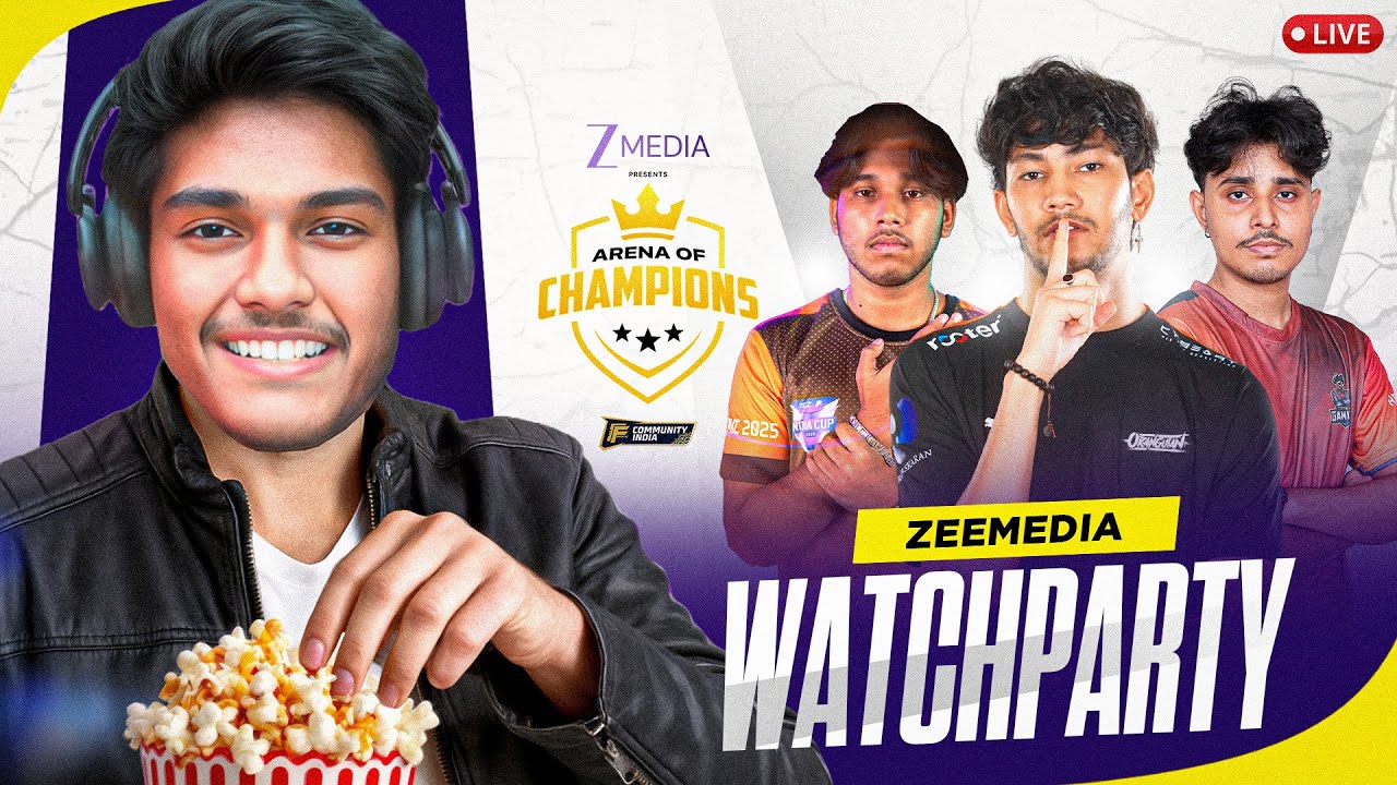Zee Media Arena of Champions -- WATCHPATY ft. NG PROS, TG, TSG