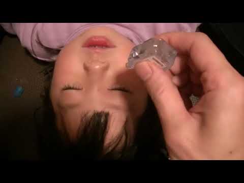 なったん（5歳）ほぼはじめての目薬