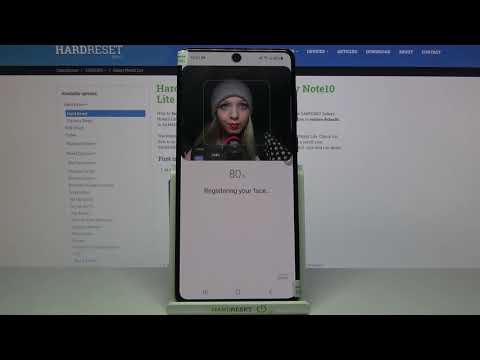 How to Add Face Unlock in SAMSUNG Galaxy Note 10 Lite – Set Face Recognition