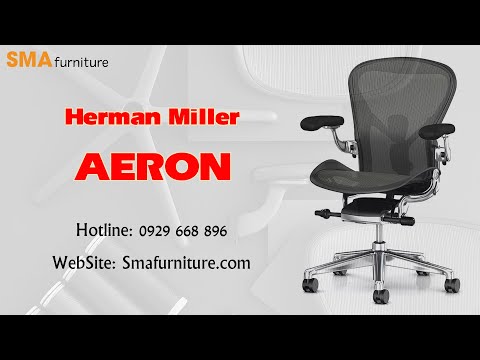 Video Ghế Herman Miller Aeron - Khung Nhôm Than Chì + Tựa... - youtube