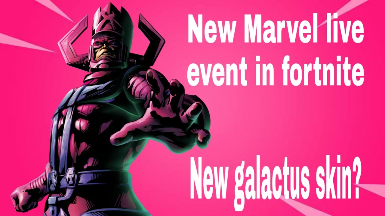 New marvel live event in fortnite|new galactus skin |Fortnite new information