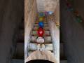🎈💥Challenge the staircase obstacle course and pop the colorful balloons!#shorts