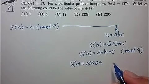 AMC Modular Arithmetic Example 2