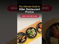 Crave-Worthy Food Photos That Sell #shorts
