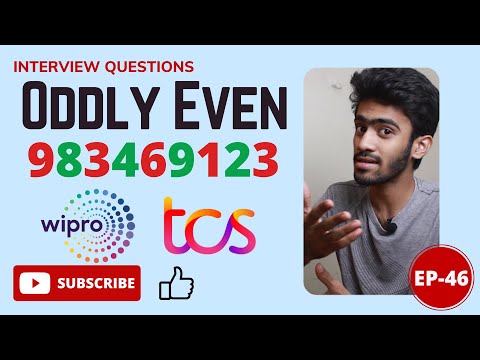 Wipro-TCS Coding Question | Oddly Even | Daily Dose | Ep-46 | Tamil | code io