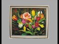 Тюльпаны маслом на холсте поэтапно. Tulips.  Painting. Picture