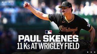 Paul Skenes DOMINATES and racks up 11 Ks  (Allows no hits in 6 innings!)