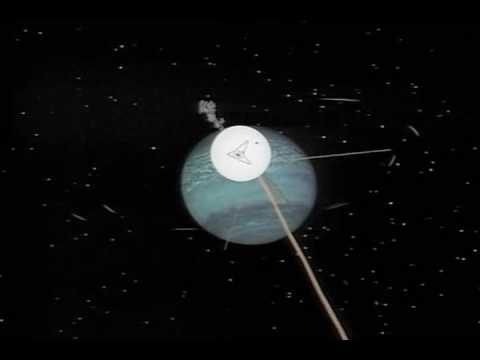 Voyager 2 flyby Animation - Neptune and Triton (19...