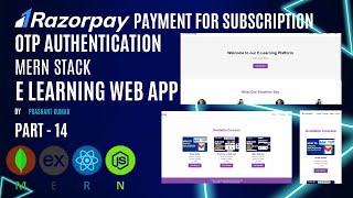 Building an Interactive E-Learning Platform with MERN Stack | integrating login api | part 14