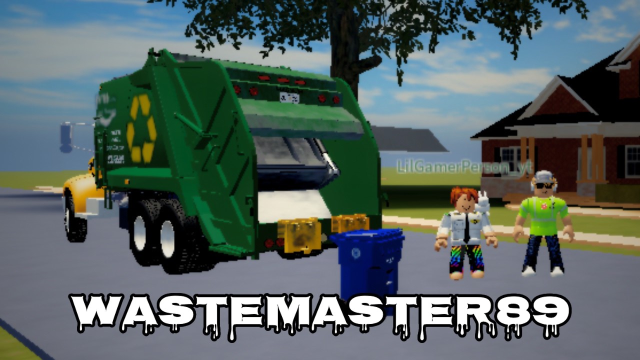 Bates Trucking Pete 548 New Way Magnum RL Recycle! (Alexandria, VA. Garbage Truck Sim)