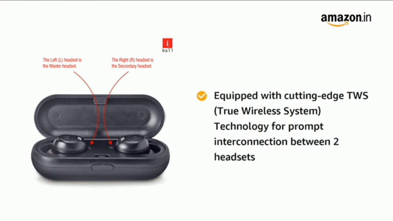 iBall EarWear TW101 in-Ear Bluetooth 