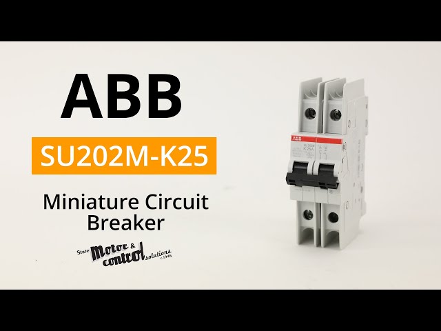 ABB SU S202M K25 Miniature Circuit Breaker - YouTube